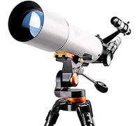Astronomical Telescope,Profession Stargazing Telescopes for Adult Beginners,80mm Astronomy Refractor Telescope,with Adjustable Tripod,Eyepiece 10mm/25mm Good YangRy