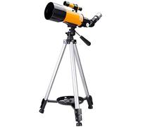 Astronomical Telescope, Stargazing HD Entry-Level Space Telescope For Children and Students,Telescopes For Adults,70mm Aperture 400mm AZ Mount, The Best Gift For Children,Yellow YangRy