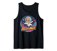 Astronut Lindo Cacahuete En Espacio Galaxia Astronauta Juego de Palabras Camiseta sin Mangas