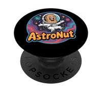 Astronut Lindo Cacahuete En Espacio Galaxia Astronauta Juego de Palabras PopSockets PopGrip Adhesivo