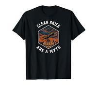 Astrophotography Clear Skies Are A Myth Astronomy Telescope Camiseta gráfica económica