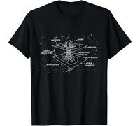 Astrophysics Gift - Time Curve Physics Worm Hole tee Gift Unisex T-Shirt Black M