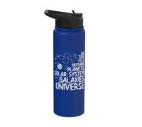 Astrophysics Quantum Foam Quarks Electrons Astrofísico Stainless Steel Insulated Water Bottle