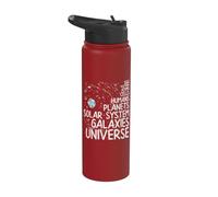 Astrophysics Quantum Foam Quarks Electrons Astrofísico Stainless Steel Insulated Water Bottle