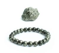 Astrotalk Dhan Varsha Combo | Piedra de pirita original para riqueza y abundancia | Pulsera de pirita original certificada para manifestación | Pulsera para hombre y mujer