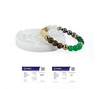 Astrotalk Pulsera Dhan Yog | Atrae riqueza y prosperidad financiera | Pulsera de pirita, citrino y aventurina | Pulsera de astrología Dhanyog para hombres y mujeres | Certificado de autenticidad