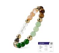 Astrotalk Pulsera Dhan Yog | Atrae riqueza y prosperidad financiera | Pulsera de pirita, citrino y aventurina | Pulsera de astrología Dhanyog para hombres y mujeres | Certificado de autenticidad, One