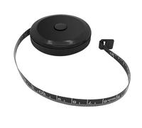 Astrumdex Cinta Métrica Retráctil 150cm/60 Pulgadas Negro - Cinta Métrica Corporal para Costura y Sastre, Fita Métrica de Cuerpo con Escala Precisa, Metro Costura para Moda y Proyectos de Confección