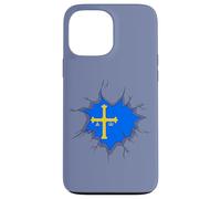 Asturias, Bandera de Asturias, Bandera de Asturias, Hombre Mujer Carcasa para iPhone 13 Pro MAX