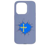 Asturias, Bandera de Asturias, Bandera de Asturias, Hombre Mujer Carcasa para iPhone 15 Pro