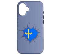 Asturias, Bandera de Asturias, Bandera de Asturias, Hombre Mujer Carcasa para iPhone 16