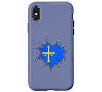 Asturias, Bandera de Asturias, Bandera de Asturias, Hombre Mujer Carcasa para iPhone X/XS