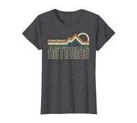 Asturias - Paraíso Natural - España Camiseta, Mujer, Jaspeado Oscuro, 3XL
