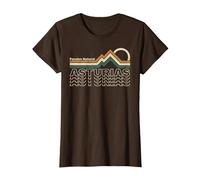 Asturias - Paraíso Natural - España Camiseta, Mujer, Marrón, 3XL