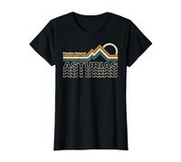 Asturias - Paraíso Natural - España Camiseta, Mujer, Negro, 3XL