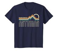 Asturias - Paraíso Natural - España Camiseta, Niños, Azul Marino, 2 años