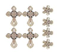 Asudaro - Clip de ventilación de coche Bling Bling, clip de perfume para salida de aire acondicionado de coche, aromaterapia, difusor de aceite esencial para coche, 4 piezas