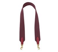 Asudaro Correa de hombro para mujer, 100 cm, correa de bolsillo, correa de hombro ancha, correa de bolsillo, correa de repuesto para bolsos, azufaifo oscuro rojo, Rojo Azufaifo Oscuro, talla única,