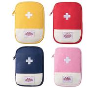 Asudaro Mini bolsa vacía de primeros auxilios, bolsa de medicamentos, pequeña caja vacía de primeros auxilios para emergencias, viaje vacío, primeros auxilios, bolsa de almacenamiento de emergencia