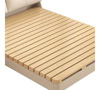 ASUIU Listones de Cama enrollables de Madera de Pino Resistentes: Soporte de colchón Plegable for Camas Individuales, matrimoniales, tamaño Queen y King, 1 Unidad((53x74.8in) 135x190cm)