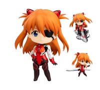 Asuka Langley Shikinami Figuras estilo traje de batalla anime figura de acción accesorios reemplazables PVC 10 cm modelo coleccionable adornos de decoración