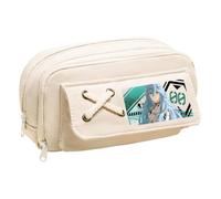 Asuka Langley Soryu Estuche Anime Nagisa Kaworu/Ayanami Rei Estuche Grande Doble Cremallera Back to School Material escolar para estudiantes, Tipo 11., 21*5.5*11CM, Maletín