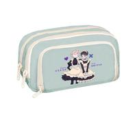 Asuka Langley Soryu Estuche Anime Nagisa Kaworu/Ayanami Rei Estuche Grande Doble Cremallera Back to School Material escolar para estudiantes, Tipo 4., 21*5*12CM, Maletín