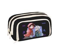 Asuka Langley Soryu Estuche Anime Nagisa Kaworu/Ayanami Rei Estuche Grande Doble Cremallera Back to School Material escolar para estudiantes, Tipo 10., 21*5*12CM, Maletín