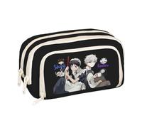Asuka Langley Soryu Estuche Anime Nagisa Kaworu/Ayanami Rei Estuche Grande Doble Cremallera Back to School Material escolar para estudiantes, Tipo 14, 21*5*12CM, Maletín