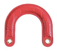 Asukohu 1 asa de bolsillo curvada de poliuretano con cómoda y fácil de usar para la compra diaria de péndulo y viajes para entusiastas. Cómoda correa de bolsillo, rojo