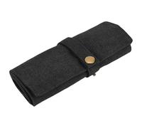 Asukohu 10 Ranuras de Viaje Organizadores para SmartWatch Bandas Resistente Algodón Lona Caja de Almacenamiento Con La Mayoría de Relojes Uso Lona Correa Roll Case, talla única, como se describe
