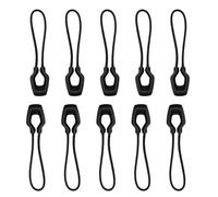 Asukohu 10Lots al aire libre mochilas cremalleras cable durabilidad cómoda cremallera cuerda para acampar y caminar esencial