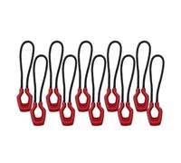 Asukohu 10Lots al aire libre mochilas cremalleras cable durabilidad cómoda cremallera cuerda para acampar y caminar esencial