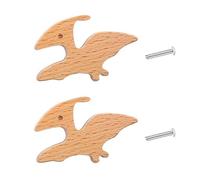 Asukohu 2 ganchos de madera con forma de animal para puerta de armario, cajón con respaldo adhesivo, multiusos, suministros de decoración del hogar, colgador de entrada