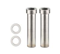 Asukohu 2 pinzas de freno para bicicleta, abrazadera en C, tuerca fija para bicicleta de carretera, tuercas pivotantes de freno con arandela, aleación de metal, pivotes duraderos para bicicleta de
