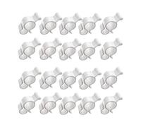 Asukohu 20 piezas plástico Camping toldo gancho clip caravana autocaravana cuerda cuerda luz pinzas tienda luz suspensión permanente camping toldo clip