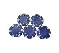 Asukohu 25 piezas Casinos Chip Ruletas Fichas de juego 11 50 G Contador de plástico para jugar Aprendizaje Contador de plástico