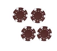 Asukohu 25 piezas Casinos Chip Ruletas Fichas de juego 11 50 G Contador de plástico para jugar Aprendizaje Contador de plástico