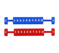 Asukohu 2pcs 10 Números Puntuación de Puntuación Counter Tabla de Fútbol Calificación de Contadores para Tabla de Foosball Estándar