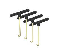 Asukohu 4 llaves extractoras para tienda de campaña, herramienta extractora de resorte, extractor de resorte, tensor, instalador de resorte, herramienta de extracción de mano para tienda de campaña