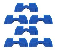 Asukohu 6 almohadillas de goma amortiguadoras para horquilla delantera, espaciador, amortiguador de vibraciones, accesorios para scooter eléctrico, almohadilla de horquilla delantera