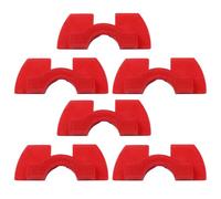 Asukohu 6 almohadillas de goma amortiguadoras para horquilla delantera, espaciador, amortiguador de vibraciones, accesorios para scooter eléctrico, almohadilla de horquilla delantera