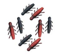 Asukohu 8pcs Cebos Artificiales Para El Olor De Pesca De Trucha Señuelos De Pesca Empujando Cebo Suave Pesca Tackle
