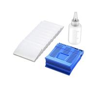 Asukohu Abrazadera de limpieza de fibra óptica opcional y juego de herramientas de limpieza que incluye clip ergonómico de repuesto para botella vacía