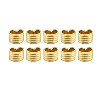 Asukohu Abrazaderas de cinturón de latón para impresora de 6 mm, abrazadera de metal prefuerte, instalación rápida para ancho 6 mm, goma de sincronización abierta, múltiples abrazaderas de metal