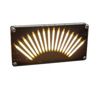 Asukohu AKDB16VU - Medidor de música LED con pantalla de espectro musical, indicadores de ritmo de luz, producción profesional