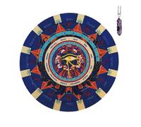 Asukohu Alfombrilla de adivinación de goma, signo del zodiaco, péndulo de deseos para conocimientos espirituales, entretenimiento, guía espiritual