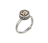 Asukohu Anillos de descompresión budista tibetano rueda de oración seis personajes mantra dedos buena suerte escalera de banda giratoria