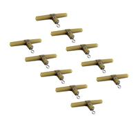 Asukohu Anzuelos en T de liberación rápida para carpas pesadas, resistentes a la corrosión, sin montaje de herramientas, paquete de 10 unidades en forma de T