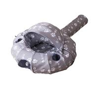 Asukohu Cama Cueva Lavable Acogedora Portátil Con Forro Aislado Para Cuevas De Gatito En Climas Fríos